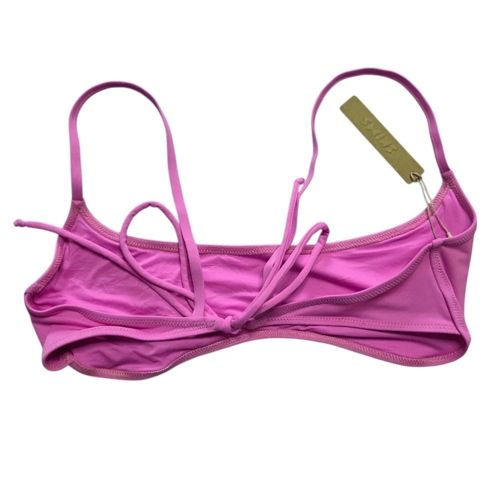 SKIMS SWIM MICRO SCOOP BIKINI BRA TOP Neon Orchid Pink 2X NWT